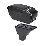 portavasos seat ibiza 2005 Diseño de doble capa, gran espacio de almacenamiento y la cubierta superior se puede deslizar hacia adelante para brindar un mejor soporte para los brazos y sentirse más relajado.