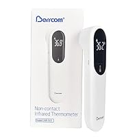 Berrcom Fieberthermometer Kontaktlos Infrarot Stirnthermometer mit Neue Dual-Sonden-Technologie Fieberthermometer für Kinder und Erwachsene sofort Ablesung, Fieberalarm, LED Anzeige, °F/℃ Schalter