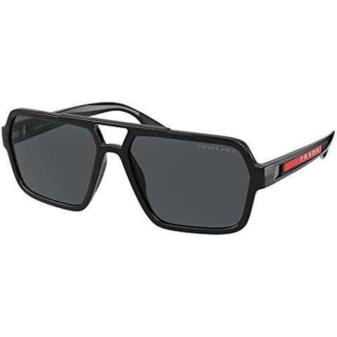 Prada Polarised Black/Grey Sunglasses for Men Cover