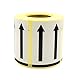 MD Labels Warnetiketten auf Rolle -50x70mm 500St. Doppelpfeile - Seite nach oben- This way up- Pfeile Symbol- nutzbar für Versand