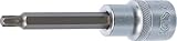 BGS 9628 | Punta de vaso | longitud 100 mm | entrada 12,5 mm (1/2') | perfil en T (para Torx) T35