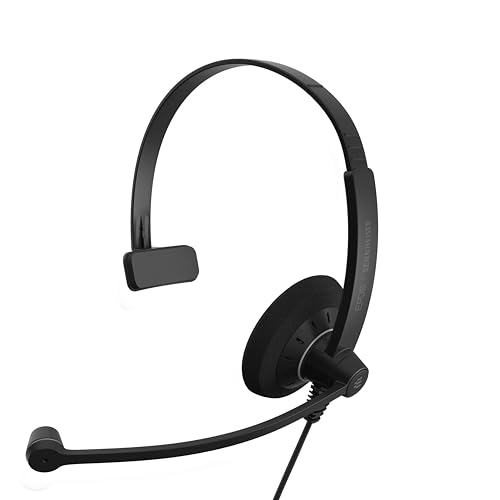 Casque monaural de haute qualité avec serre-tête ergonomique et version ML Lync
