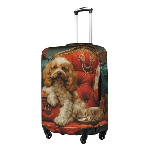 Bloodhound dog Elastic Travel Luggage Cover Travel Suitcase Protective Cover2