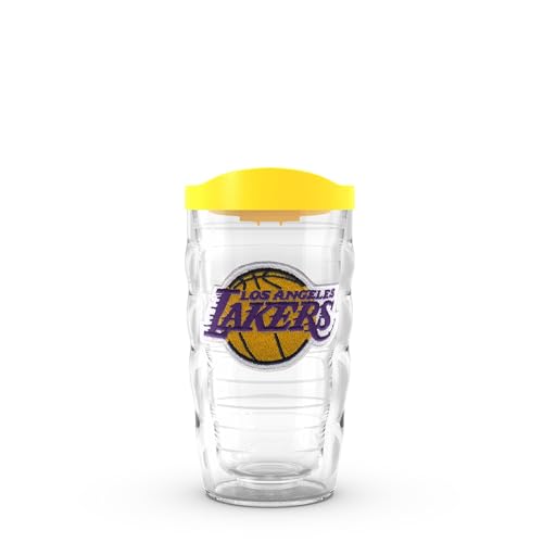 Tervis Classic Tritan 10OZ | NBA® Los Angeles Lakers - Primary Logo | Made in America, BPA/PFAS Free, Easy-Grip Contour, Keeps Drinks Cold