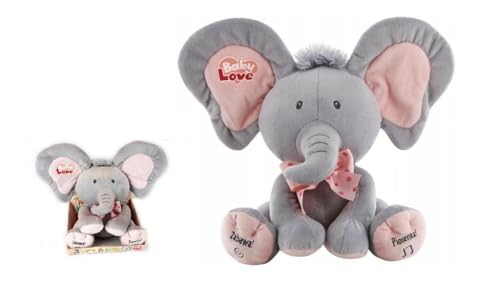 Madej Słonik A Kuku 24 cm le compagnon idéal de la chambre de bébé