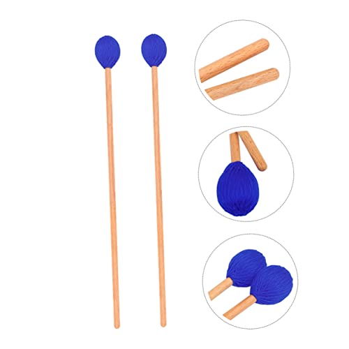 BESPORTBLE 2pcs Wool Head Marimba Drumsticks Durable Percussion Mallet Sticks for Instrument Practice and Music Performance Lightweight Design for Sound Production miniatura 5