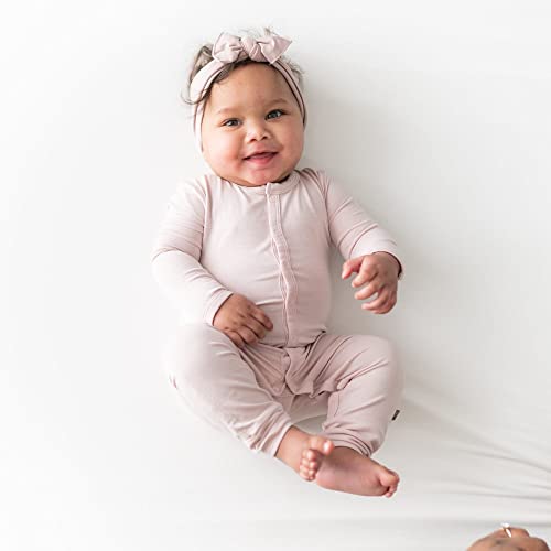 KYTE BABY Rayon Made From Bamboo Bow, (0-3 Months, Blush)2
