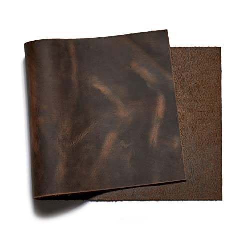 Buckleguy.com Newbury Leathers, Crazy Horse, Panel, Rattler Brown #TOP24