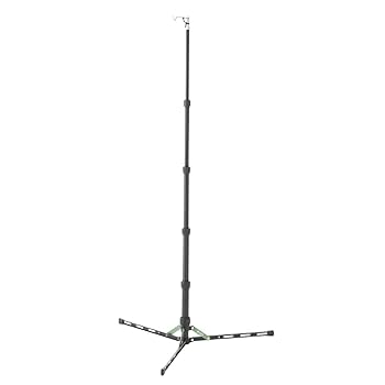 ロゴス(LOGOS) ハンディフラットランタンスタンド 71905008 ブラッ ハンディフラットランタンスタンド|ギア|野電|ランタン・ライト