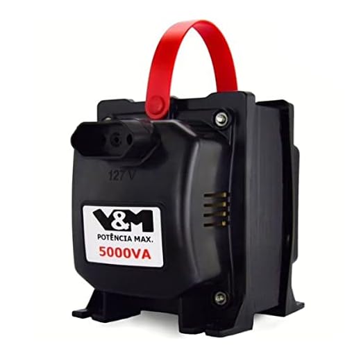 Transformador V&M 5000VA Bivolt 110/220 e 220/110 5000 VA