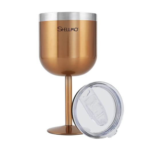 Taça Térmica com Tampa 530ml para Gin Cor:Cobre