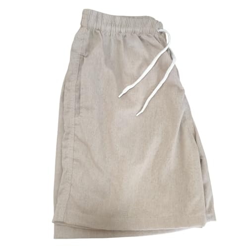 Kit 3 Shorts de Linho Masculinos Premium (BR, Alfa, GG, Regular, Regular, Mix 2)