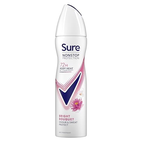 Sure Anti-Perspirant Deodorant Aerosol Bright Bouquet Nonstop Protection 150 ml