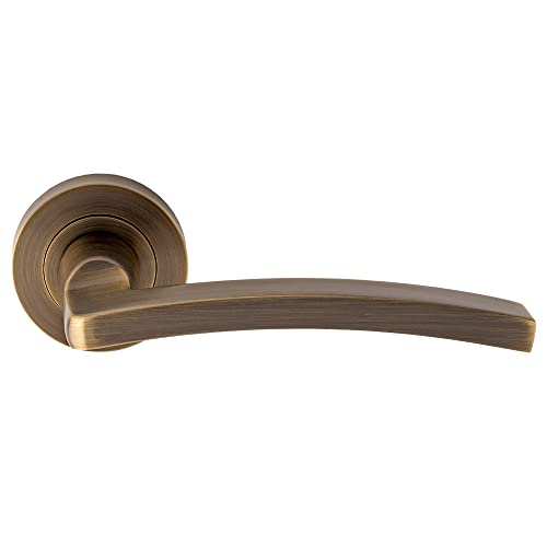 Carlisle Brass TAVIRA Latch Pack - Ultimate Door Pack with Matt Black & Antique Brass Finish, Metal, Brass, 100%, Size 12.4 cm x 6.9 cm - Image 3