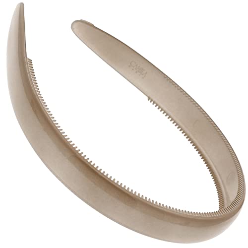 Camila Paris CP3281 French Fashion Headband for Women, Very Flexible with Teeth for Strong Hold Grip, Women's Hairband, No Slip Durable Styling Girls Hair Accessories, Made in France with Cellulose