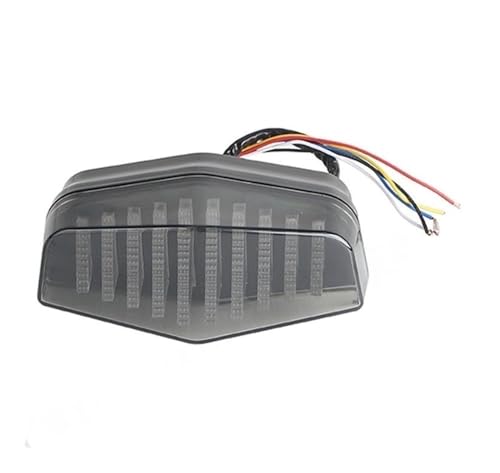 Feu arrière de moto à LED complet avec clignotant droit et feu de freinage intégré