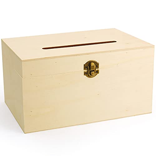 Wooden Urn - 24 x 14 x 16 cm, Brown