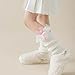 PTILSERY Fashion Leg Warmers Lace Trim Socks for Children Dress Leggings School Uniform Accessories Toddler Girl Leg Covers