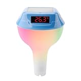 3. **Efficacité alimentée par l'énergie solaire** : ce thermomètre de piscine à écran LED utilise la technologie de charge solaire avec une puissante batterie au lithium de 2200 mAh, offrant des performances durables sans avoir besoin de recharges fréquentes, ce qui le rend idéal for une utilisation en extérieur.
