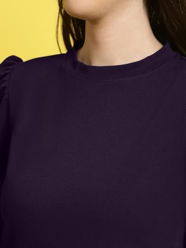 Image of Fabflee Women's Solid Regular Fit Top