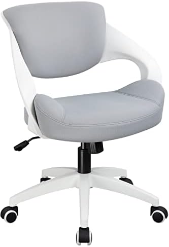 Office Chair,Desk Chair,Computer Chair, Home Office Chair with Lumbar Support,Adjustable Height,Ergonomic Kid Study Chair with Swivel 360° for Home&Office(Grey)