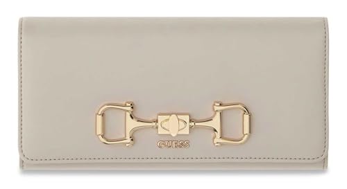 Porte-monnaie GUESS Janie SLG Flap Organizer Stone Beige en similicuir