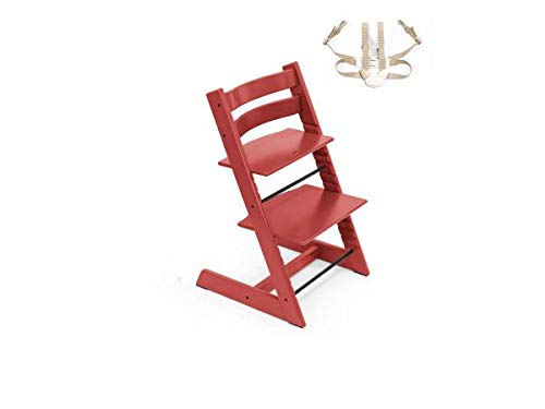 Evoleris Stokke Kinderstuhl Tripp Trapp Warmrot und Geschirr Cover