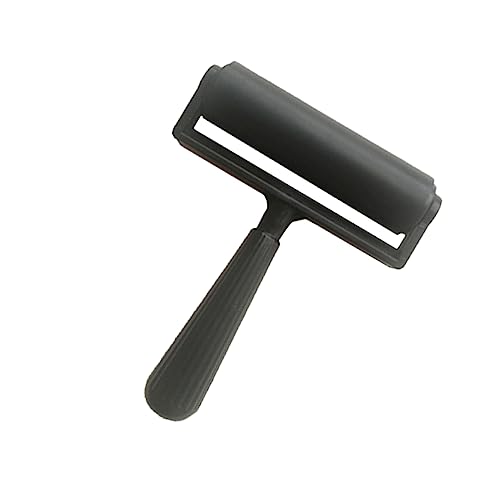 HEALEEP Printmaking Roller Tool 10cm Rubber Roller for Craft Projects Easy to Clean