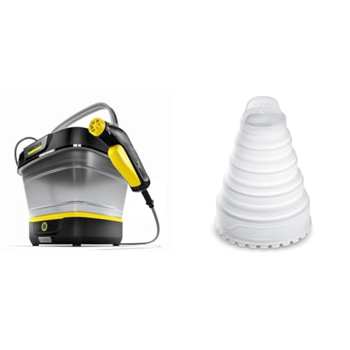 ケルヒャー(Karcher)【水ハネ抑制セット】 マルチクリーナーOC 3 Foldable Black コードレス USB充電式 水道接続不要/水道より高圧で洗浄(非高圧洗浄機) 簡易シャワー/折り畳めてコンパクト 軽量 タンク一体型 オプションアクセサ