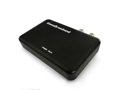 Image of KB-M3-04 MoCA 2.5 Network Adapter | Dual 2.5GbE Ports with PoE++ (90W /Port, 120W Total Budget) | Ethernet Over Coax for WiFi 7 APs, Gaming, and 4K Streaming | Plug & Play | 2-Pack