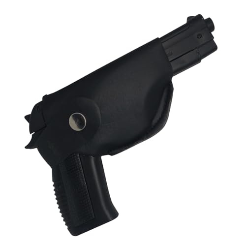 Image of Gun Pistol Lighter Heavy Weight Metal Body Real and Original Like Gun Pistol for Decorative, Smoking Filled with Gas (608 Black)
