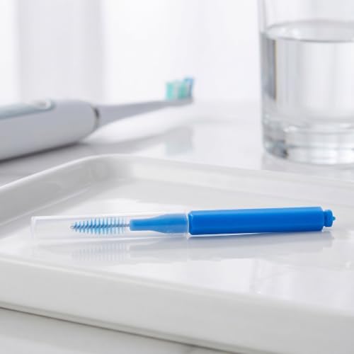 NUSITOU 80 Szt. Sztuk Szczoteczek Do Czyszczenia Przestrzeni Międzyzębowych z Drutu Nierdzewnego Ergonomiczny Push-pull Dental Gap Cleaner Do Usuwania Płytki Nazębnej Poręczny Szczelin