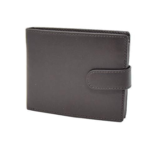 Portefeuille bifold cuir homme marron : fini les pièces perdues avec le AL02
