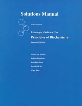 Paperback Solutions Manual to Accompany Principles of Biochemistry Book