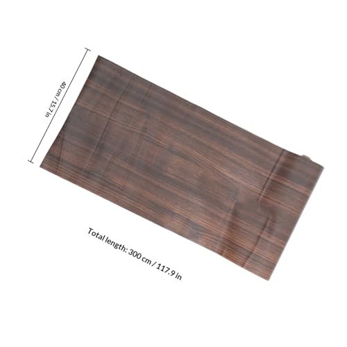 Papel autoadhesivo veta de madera marrón para renovar encimeras 3