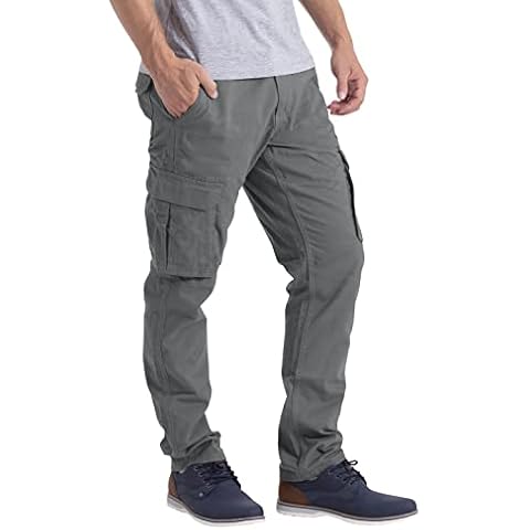 westAce Mens Cargo Work Trouser Light Grey Cover