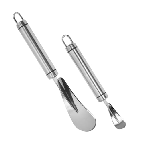 FUNOMOCYA 2 Pezzi Pelapatate Sbucciatore Di Agrumi Sbucciatore Di Frutta Gadget Da Cucina in Acciaio Inox Casa E Ristoranti