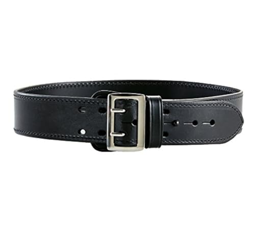 Aker Leather B01 Sam Browne Duty Belt, Full Leather-Lined, 2-1/4