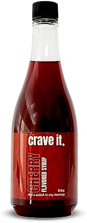 Crave It! Rich Cherry Flavoring Syrup, Add a Splash to Your Favorite Beverages โ Soda, Coffee, Latte, Italian Soda, Lemonade. Create a Craveable Cherry Coke โ 13 FL OZ / 1 Pack