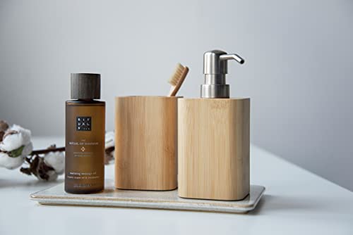 Distributeur de savon en bambou pour en finir avec les bouteilles en plastique