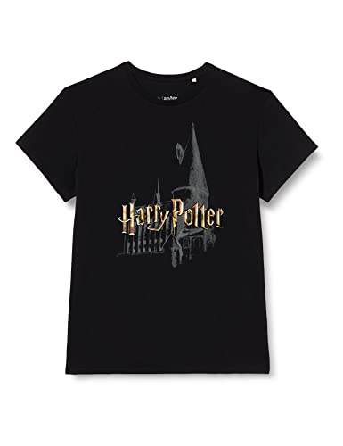 HARRY POTTER Mehapomts345 Camiseta, Negro, M para Hombre