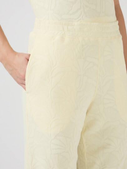 Image of TECHNOSPORT Women Textured Straight Fit Trackpants for Casual Wear, Travel Wear, Gym Wear