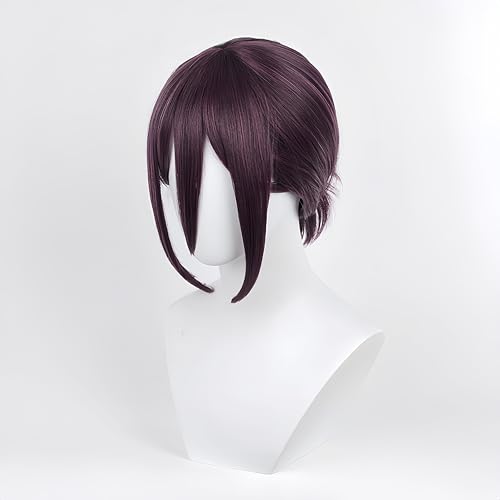 Aadesso Anime Reze Wig Bomb devil cosplay manga color brown purple blend synt...
