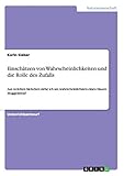 Einschätzen von Wahrscheinlichkeiten und die Rolle des Zufalls: Aus welchen Säckchen ziehe ich am wahrscheinlichsten einen blauen Muggelstein?