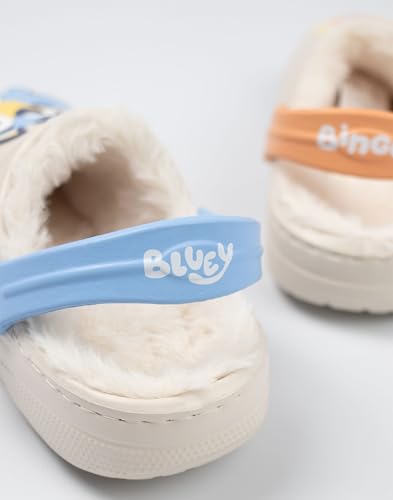 Image of Bluey Clogs for Kids Slip On Footwear with Puppy Novelty Charms | Options | Slippers Sandals Sliders with Adjustable Strap