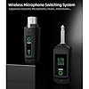 Homefurnishmall XLR Wireless Microphone System - Wireless Microphones & Receiver, 2.4G Microphone Transmitter and Receiver for Dynamic Microphones, Rechargeable Battery, 80M Range(1 in 2) #2