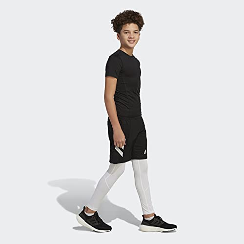 Adidas Boys' Aeroready Techfit Tights, White, X-Large #TOP4