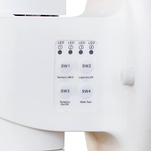 Outdoor Motion Sensor Tracking Led Floodlight Security Light (Black) Versonel Nightwatcher Vsl90, Rotating Movement For Intruder Deterrent #TOP5