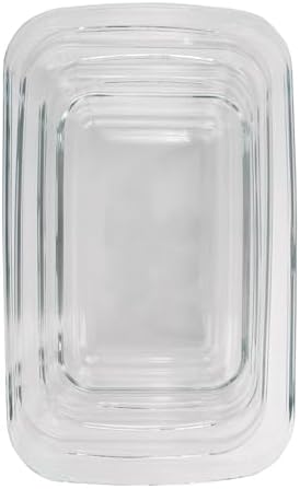 Kit C/ 4 Assadeiras Em Vidro Refratário Pode Levar Ao Forno