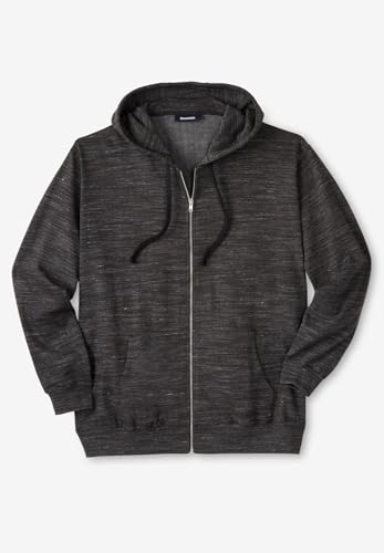 Image of KingSize Men's Big & Tall Fleece Zip-front Hoodie Jacket